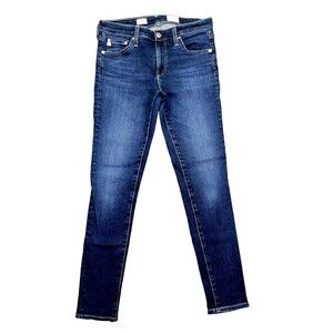 Women 26x27 AG Adriano Goldschmied B-Type 01 Legging Ankle Jeans Denim Pants‎
